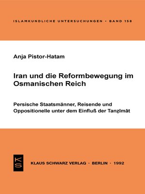 cover image of Iran und die Reformbewegung im Osmanischen Reich
